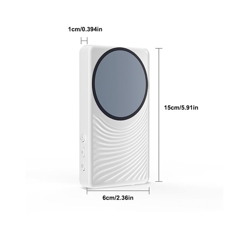 Vlog Selfie Monitor Screen Magnetic Vlog Monitor for Iphone/Samsung - Wireless 1080P and Wired 30Fps Recording, Phone Rear Camera with Built-In IE Screen for Live Streaming